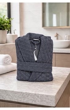 Özdilek Navy Whisper Bornoz L Beden Gri Gri Özdilek Navy Whisper Bornoz L Beden Gri Gri