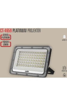 Cata Ct-4659 Platinum Led Projektör 100w Beyaz Işık Cata Ct-4659 Platinum Led Projektör 100w Beyaz Işık