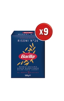 Barilla Arpa Şehriye Risoni 9 x 500 G Barilla Arpa Şehriye Risoni 9 x 500 G