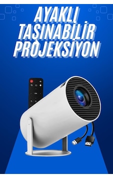 Tnabilir - 307 - Projeksiyon Ayaklı Projektör Android Uyumlu - Csmo-tex - Hdmı Girişli