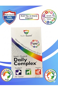 Nutri Guard Daily Complex 50 Tablet Bağışıklık, Tüy Ve Enerji Destekleyici Günlük Vitamin
