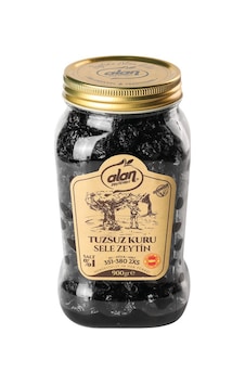 Alan Zeytinleri 351-380 KB Tuzsuz Kuru Sele Siyah Zeytin Pet 900 G Alan Zeytinleri 351-380 KB Tuzsuz Kuru Sele Siyah Zeytin Pet 900 G