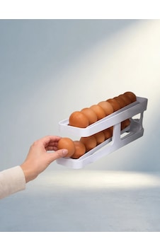 Modern İki Katlı Yumurta Düzenleyici 12-14 Adet Buzdolabı Organizeri 0 Modern İki Katlı Yumurta Düzenleyici 12-14 Adet Buzdolabı Organizeri 0