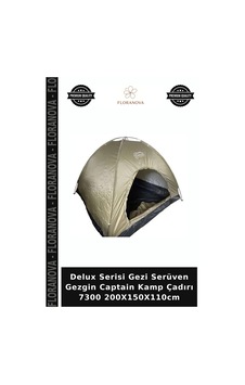 Delux Serisi Gezi Serüven Gezgin Captain Kamp Çadırı 7300 200x150x110cm Standart Delux Serisi Gezi Serüven Gezgin Captain Kamp Çadırı 7300 200x150x110cm Standart