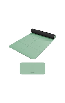 Gymo Hizalamalı 6mm Tpe Yoga Matı Pilates Minderi Diz Dirsek Koruyucu Matlı Set Açık Yeşil Gymo Hizalamalı 6mm Tpe Yoga Matı Pilates Minderi Diz Dirsek Koruyucu Matlı Set Açık Yeşil