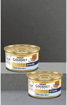 Gourmet Gold Kıymalı Ton Balıklı Kedi Maması 85 G X 2 Adet Gourmet Gold Kıymalı Ton Balıklı Kedi Maması 85 G X 2 Adet