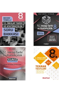 Tudem Yayınları 8.sınıf T.c. İnkılap Tarihi Ve Atatürkçülük Seti Tudem Yayınları 8.sınıf T.c. İnkılap Tarihi Ve Atatürkçülük Seti
