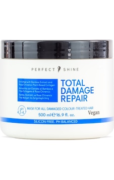 Perfect Shine Total Damage Repair Yıpranmış Saçlar İçin Bambu Ve Gül Özlü Onarıcı Güçlendirici Saç Maskesi 500ml