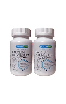 Nutrivita Nutrition Calcium Mağnesium Zinc Vitamin D 2 Kutu Nutrivita Nutrition Calcium Mağnesium Zinc Vitamin D 2 Kutu