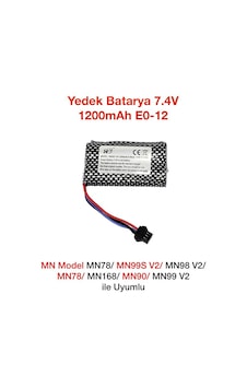 Mn Model Mn78/mn99s V2/mn98 V2/mn78/mn168/mn90/mn99 V2 Rc Uzaktan Kumandalı Araba İçin Batarya Pil 7.4v 1200mah E0-12