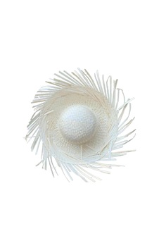 Tropikal Parti Beyaz Hasır Hawaii Şapkası 13x36 Cm " Tropikal Parti Beyaz Hasır Hawaii Şapkası 13x36 Cm "
