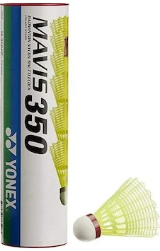 Yonex Mavis 350 6'lı Sarı Badminton Topu Yeşil Bant Yonex Mavis 350 6'lı Sarı Badminton Topu Yeşil Bant