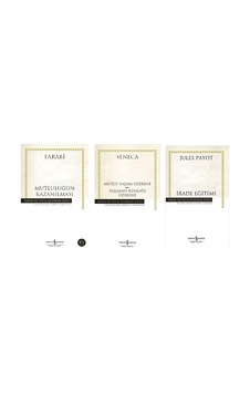 Mutlulugu Kazanılması + Mutlu Yasam Uzerıne Yasamın Kısalıgı Uzerıne +ırade Egıtımı 3 Set Mutlulugu Kazanılması + Mutlu Yasam Uzerıne Yasamın Kısalıgı Uzerıne +ırade Egıtımı 3 Set