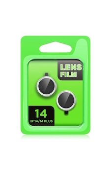 iPhone Uyumlu 14 Raze Metal Kamera Lens - Mor