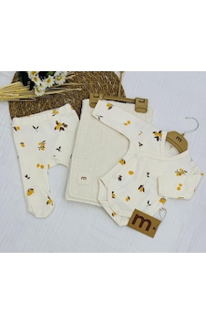 Minisse Baskılı Çıtçıtlı Badi, Alt Ve Müslin Battaniyeli Yenidoğan Bebek 3lü Set Limon Minisse Baskılı Çıtçıtlı Badi, Alt Ve Müslin Battaniyeli Yenidoğan Bebek 3lü Set Limon