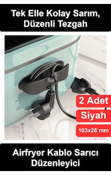 Kablodüzenleyici Airfryer Kahve Makinesi Kablo Sarıcı 2 Adet Yapışkanlı Mutfak Aletleri Kordon Topa Kablodüzenleyici Airfryer Kahve Makinesi Kablo Sarıcı 2 Adet Yapışkanlı Mutfak Aletleri Kordon Topa