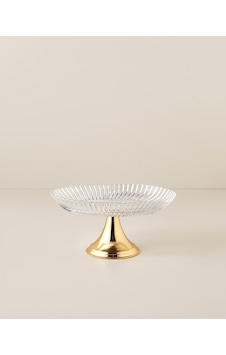 Lumin Cam Kek Standı 19,5x24,5 Cm Gold Altın Lumin Cam Kek Standı 19,5x24,5 Cm Gold Altın