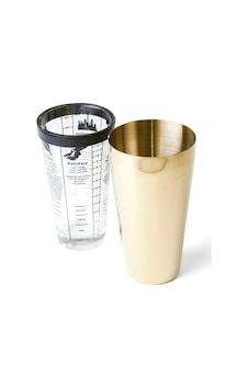 Biradlı Groovy Boston Shaker 700 Cc Gold Çelik Biradlı Groovy Boston Shaker 700 Cc Gold Çelik