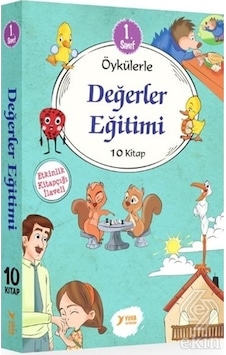 1. Sınıf Öykülerle Değerler Eğitimi Seti - 10 Kitap Takım- Yuva 1. Sınıf Öykülerle Değerler Eğitimi Seti - 10 Kitap Takım- Yuva