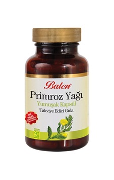 Balen Primroz Yağı Yumuşak Kapsül 650 MG 90 Kapsül Balen Primroz Yağı Yumuşak Kapsül 650 MG 90 Kapsül