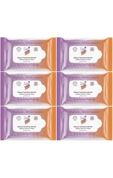 Lux Makyaj Temizleme Mendili Havlu 120 Yaprak 6pk 20 Lux Makyaj Temizleme Mendili Havlu 120 Yaprak 6pk 20