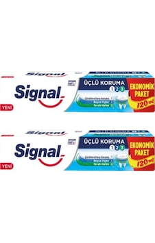 Üçlü Koruma Diş Macunu 120 Ml X 2 Adet Üçlü Koruma Diş Macunu 120 Ml X 2 Adet