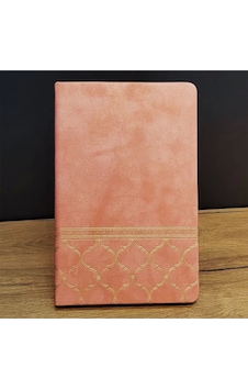 Desenli Hakiki Deri Defter Çok Renkli