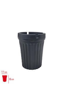 5 Adet Kokusuz Küllük Çizgili Gri Renk