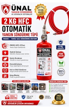 2 Kg Hfc Fm200 Otomatik Yangın Söndürme Tüpü Elektrik Panosu, Makine Ve Motor Bölmeleri 2 Kg Hfc Fm200 Otomatik Yangın Söndürme Tüpü Elektrik Panosu, Makine Ve Motor Bölmeleri