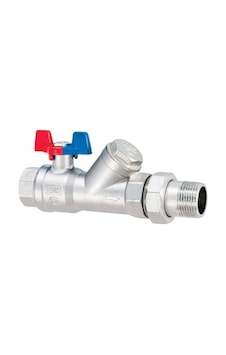 Küresel Vana Tds Filtreli Rakorlu Kelebek Kollu 3/4" Küresel Vana Tds Filtreli Rakorlu Kelebek Kollu 3/4"