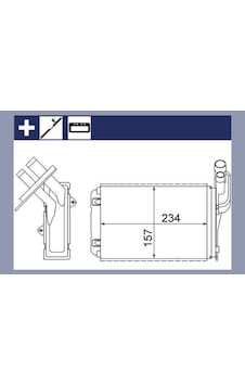 Kalorifer - 771 - Radyatörü Mgn I-clıo - Almparca - I-r19 234x157x42 Kalorifer - 771 - Radyatörü Mgn I-clıo - Almparca - I-r19 234x157x42