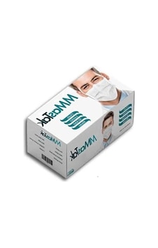 50 Adet Beyaz Cerrahi Maske - Burun Telli Medikal Kullanım Beyaz - Gümüş 50 Adet Beyaz Cerrahi Maske - Burun Telli Medikal Kullanım Beyaz - Gümüş