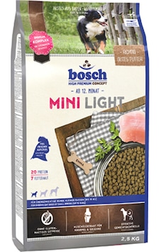 Bosch Mini Light Kümes Hayvanlı Glutensiz Küçük Irk Yetişkin Köpek Maması 2.5 KG Bosch Mini Light Kümes Hayvanlı Glutensiz Küçük Irk Yetişkin Köpek Maması 2.5 KG