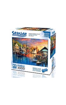 Ks Games Puzzle 3000 Parça American Harbour Sunset 23023 Ks Games Puzzle 3000 Parça American Harbour Sunset 23023