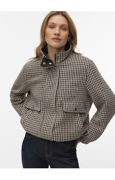 Vero Moda 10348771-191109 Tcx Koyu Kahve Kadın Dik Yaka Desenli Tüvit Mont Koyu Kahverengi Vero Moda 10348771-191109 Tcx Koyu Kahve Kadın Dik Yaka Desenli Tüvit Mont Koyu Kahverengi