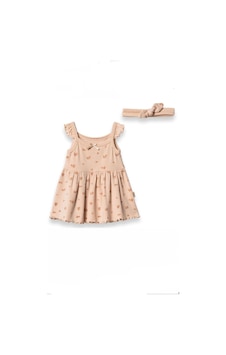 Babycosy Organic Babycosy Elbise Saç Bandı Şeftali Bej Babycosy Organic Babycosy Elbise Saç Bandı Şeftali Bej