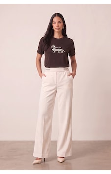 Guitar Relax Fit Kahverengi Penye T-shirt Guitar Relax Fit Kahverengi Penye T-shirt