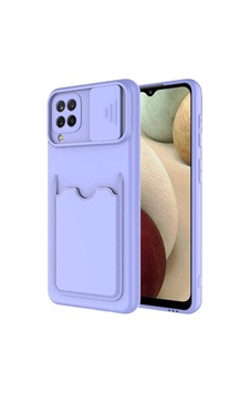 Galaxy M32 Kılıf Zore Kartix Kapak Lila Galaxy M32 Kılıf Zore Kartix Kapak Lila