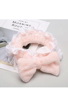 Fırfırlı Peluş Bandana Makyaj Spa Saç Bandı Krem Krem Fırfırlı Peluş Bandana Makyaj Spa Saç Bandı Krem Krem