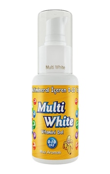 Multi White Muz Aromalı Çocuk Diş Macunu 50 Ml