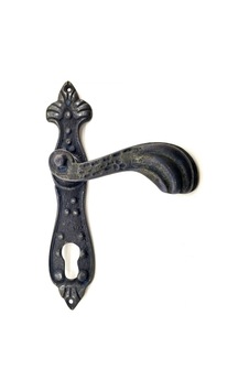 Hubrendy Kargo Antika Tarz Dekoratif Pirinç Mevlana Banyo Kapı Kolu - 228x48 Mm, Oksit Hubrendy Kargo Antika Tarz Dekoratif Pirinç Mevlana Banyo Kapı Kolu - 228x48 Mm, Oksit