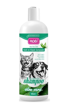Hobi Aloe Vera Özlü Kedi Ve Köpek Şampuanı 400 Ml Hobi Aloe Vera Özlü Kedi Ve Köpek Şampuanı 400 Ml