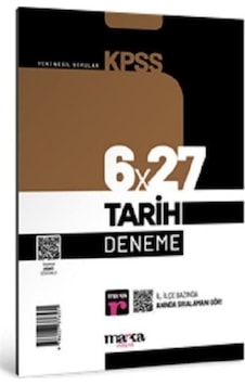 KPSS Tarih 6x27 Deneme- Marka Yayınları KPSS Tarih 6x27 Deneme- Marka Yayınları