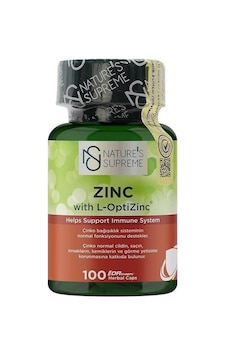 Nature's Supreme Zinc 15 Mg 100 Kapsül Nature's Supreme Zinc 15 Mg 100 Kapsül