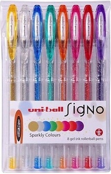 Uni-Ball Um-120 Signo Sparkling Simli 1.0Mm 8 Renk Uni-Ball Um-120 Signo Sparkling Simli 1.0Mm 8 Renk