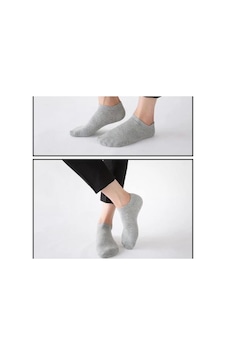 Black Swallow Erkek Pamuklu Yarım Bilek Gri Patik Çorap 12 Li Paket Black Swallow Erkek Pamuklu Yarım Bilek Gri Patik Çorap 12 Li Paket