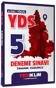 Yediiklim 2025 E Yds Yökdil Yds Tamamı Çözümlü 5 Deneme Sınavı