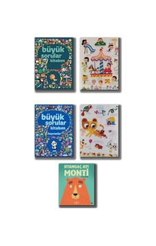 Büyük Sorular Kitabım, Büyük Sorular Kitabım Hayvanlar Ve Utangaç Ayı Monti Seti 3 Kitap Büyük Sorular Kitabım, Büyük Sorular Kitabım Hayvanlar Ve Utangaç Ayı Monti Seti 3 Kitap