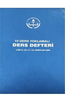 Dilman - Ders Defteri 10 Ders Yoklamalı Plastik Kapak Çok Renkli Dilman - Ders Defteri 10 Ders Yoklamalı Plastik Kapak Çok Renkli
