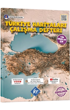Coğrafyanın Kodları Türkiye Haritaları Çalışma Defteri - Kr Akademi Yayınları Coğrafyanın Kodları Türkiye Haritaları Çalışma Defteri - Kr Akademi Yayınları